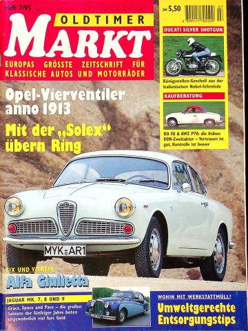 Deckblatt Oldtimer Markt (07/1995)